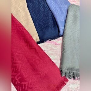 Multiple Options-  Vintage Fendi Silk & Cashmere Scarf